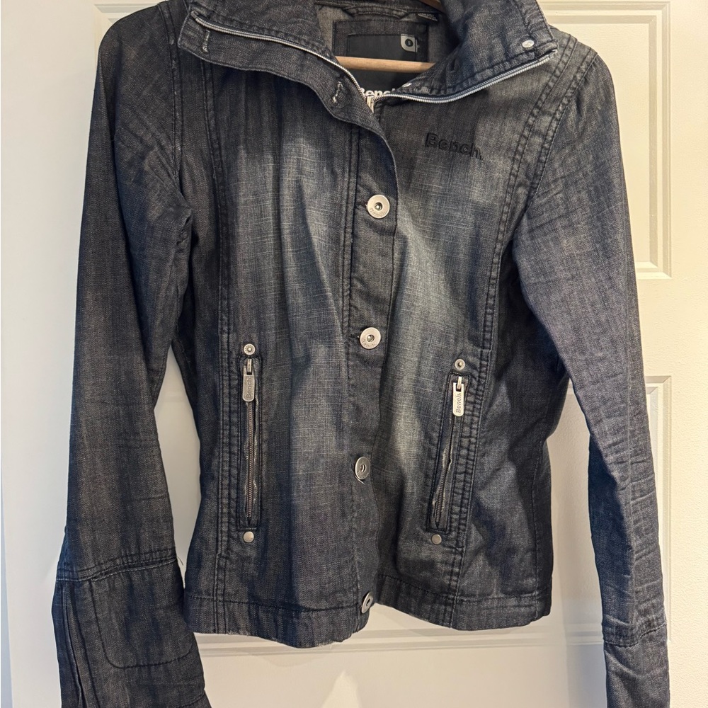 Bench Women's Dark Blue Jean Jacket